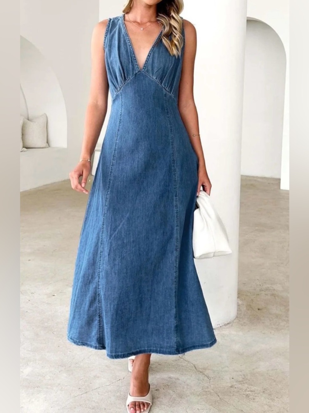 #1158 Denim Dress